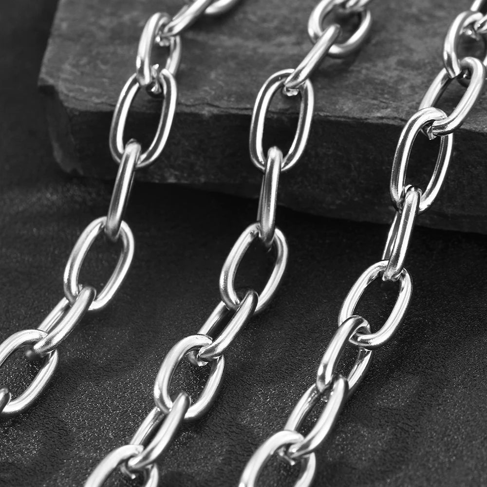 Stainless Steel Necklace Fine Minimalist Single Chain Necklace Fine Colorfast High Quality Adjustable Necklace For Women Jewelry