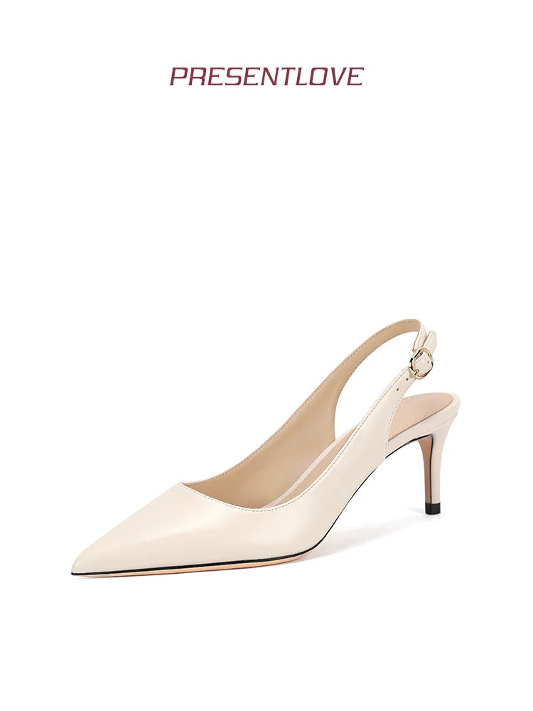 elegant heeled sandals summer Heels for women luxury Leather Matte High Heels Women High Slippers Party Dress Ladies Prom Shoes