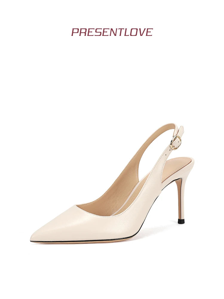 elegant heeled sandals summer Heels for women luxury Leather Matte High Heels Women High Slippers Party Dress Ladies Prom Shoes